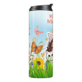 Feline Whispers zijn bijzondere mensen Thermosbeker (Gedraaid links)