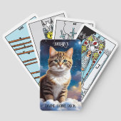 Feline Wisdom Goddelijke Kat Tarot Card Deck Pokerkaarten (Achterkant)
