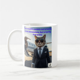 Feline Wisdom & Wealth - Kapitalistische Mok