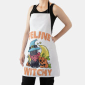 Feline Witchy Funny Spooky Halloween Cat Kitten Schort (Insitu)