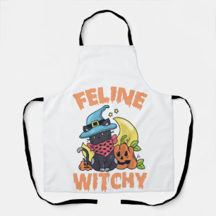Feline Witchy Funny Spooky Halloween Cat Kitten Schort