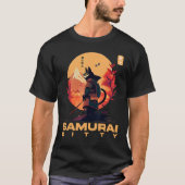Feline Wonders The Rise of Samurai Kitty T-shirt (Voorkant)