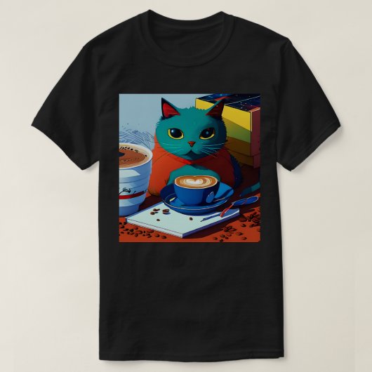 FelineFueled art 19 T-shirt (Design voorkant)