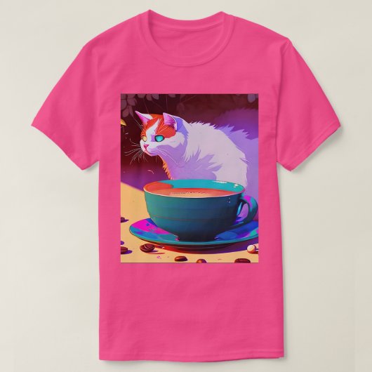 FelineFueled art 21 T-shirt (Design voorkant)