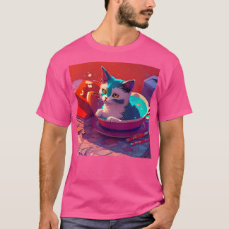 FelineFueled art 7 T-shirt
