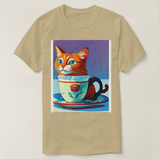 FelineFueled Art T-shirt (Design voorkant)