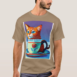 FelineFueled Art T-shirt