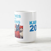 Felines Against Felons - KAMALA 2024 mok (Center)