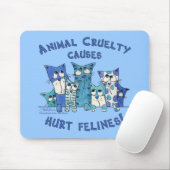 Felines Dierenmishandeling kwetsen Muismat (Met muis)