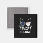Felines tegen misdadigers magneet (Voorkant / Achterkant)