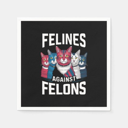 Felines tegen misdadigers servet (Voorkant)