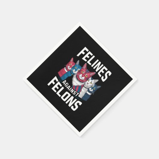 Felines tegen misdadigers servet (Hoek)