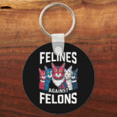 Felines tegen misdadigers sleutelhanger (Voorkant)