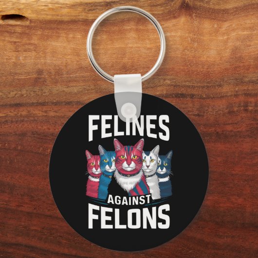 Felines tegen misdadigers sleutelhanger (Voorkant)