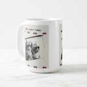 Felines tegen misdadigers. Wit Koffiemok (Voorkant links)