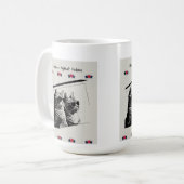 Felines tegen misdadigers. Wit Koffiemok (Voorkant links)