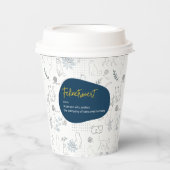 Felinetrovert voor kattenliefhebbers op een papieren bekers (Voorkant)