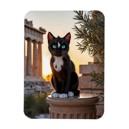 Felini bezoekt het Parthenon: een Griekse Odyssee Magneet (Verticaal)