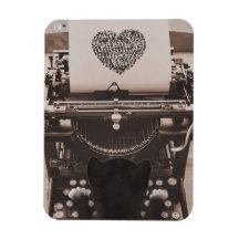 Felini Cat Typing Valentijns's Heart -