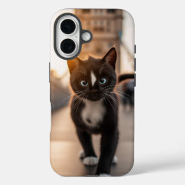 Felini die over de Tower Bridge wandelt: een Londe iPhone 16 Hoesje