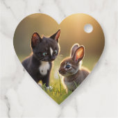 Felini & Fluffy: Een paasverhaal van twee vrienden Bedankjes Labels (Achterkant)