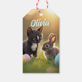 Felini & Fluffy: Een paasverhaal van twee vrienden Cadeaulabel