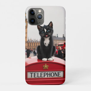 Felini op de Red Phone Booth: A London Adventure Case-Mate iPhone Case