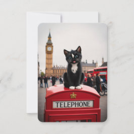 Felini op de Red Phone Booth: A London Adventure Kaart
