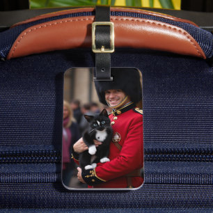 Felini’s Londen Adventure – Bewaaid door Traditie Bagagelabel