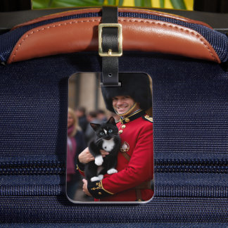 Felini’s Londen Adventure – Bewaaid door Traditie Bagagelabel