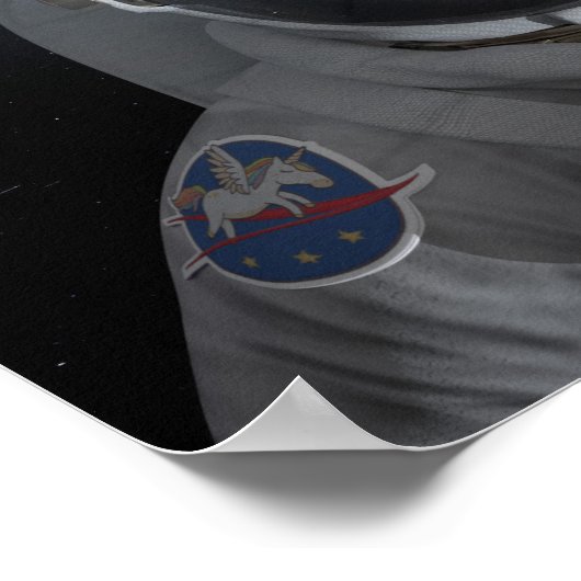 Felini Space Cat - Volg je dromen - Poster (Hoek)