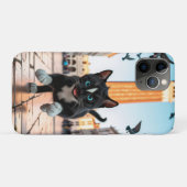 Felini vs. Pigeons: een Venetiaanse achtervolging Case-Mate iPhone Case (Achterkant (horizontaal))