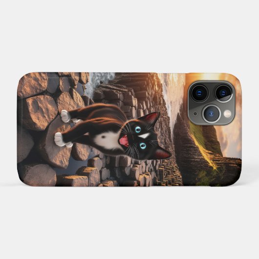 Felini's Ierse avontuur - De Giant's Causeway Case-Mate iPhone Case (Achterkant (horizontaal))