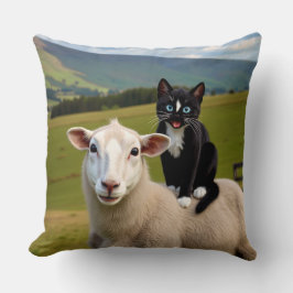 Felini's Irish Ride - Een Schaapachtig Avontuur Kussen