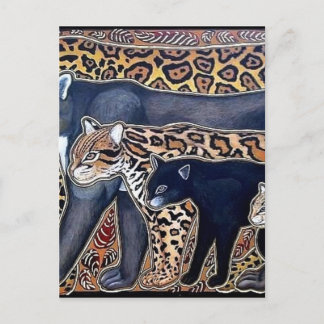 Felinos de Costa Rica - Grote katten Briefkaart