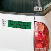Felis Infernus Dagorhir Bumpersticker (Op Truck)