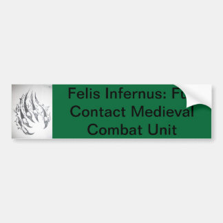 Felis Infernus Dagorhir Bumpersticker