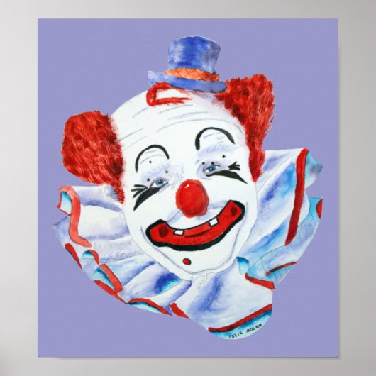 Felix Adler Clown Print (Voorkant)