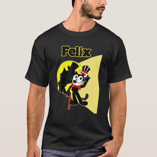 Felix Black-Cat Cartoon Top Hat (Voorkant)