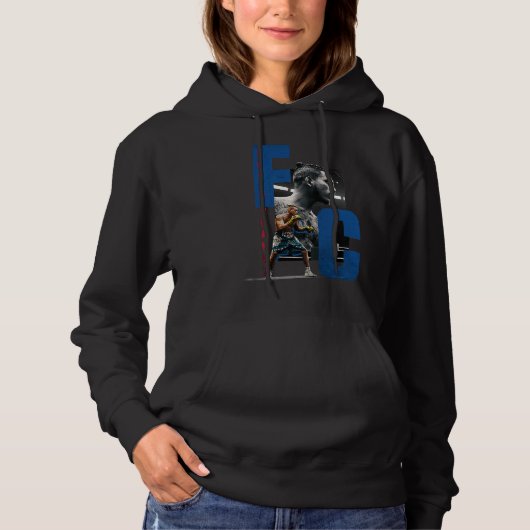 Felix Chavez FC blauw Hoodie (Voorkant)