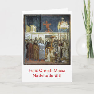 Felix Christi Missa Nativitatis zit! Scida Feestdagen Kaart