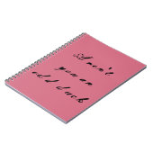 Felix citaat van Orphan Black gaf je een vreemd du Notitieboek (Linkerzijde)