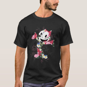 Felix de kat bloemvulling t-shirt