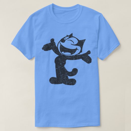 Felix De Kat Glimlachende  Retro T-shirt (Design voorkant)