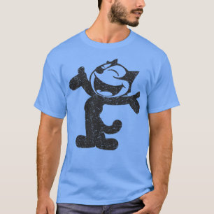 Felix De Kat Glimlachende  Retro T-shirt