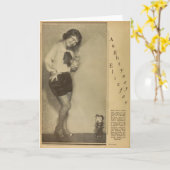 Felix De Kat met sterretje 1930 wenskaart Kaart (Gele Bloem)