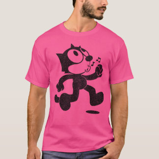 Felix de katteband omlaag t-shirt
