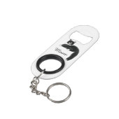 Felix de Tuxedo Cat Bottle Open Mini Flessenopener (Achterkant Gekanteld)