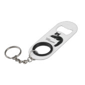 Felix de Tuxedo Cat Bottle Open Mini Flessenopener (Voorkant Gekanteld)