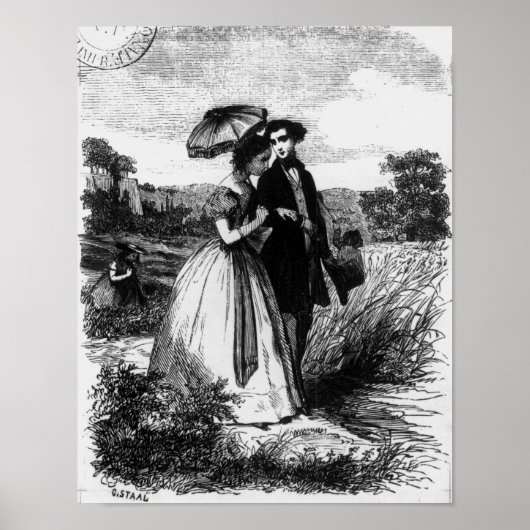 Felix de Vandenesse en Madame de Mortsauf Poster (Voorkant)